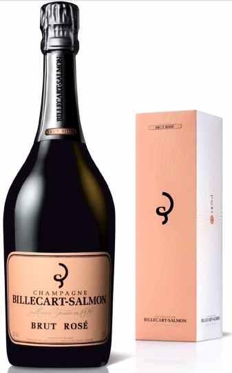 Champagne Billecart-Salmon Brut Rosé Magnum wooden