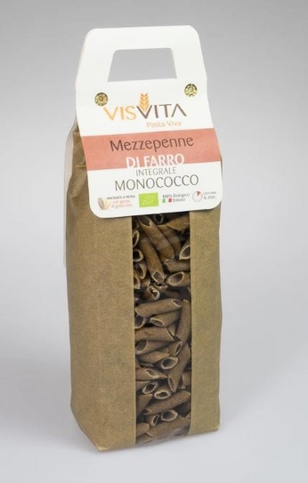  Organic Whole Pasta Farro Monococco - Mezzepenne