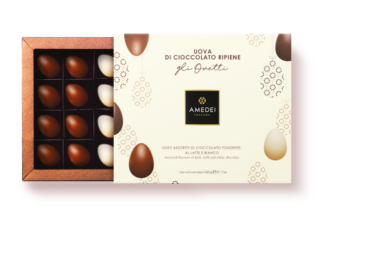 Amedei  Gli OVETTI di cioccolato ripieni 260 g