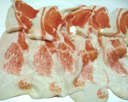  Mangalica Black Pig Ham freshly sliced