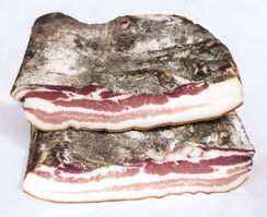  Raw bacon smoked - South Tyrol - in piece